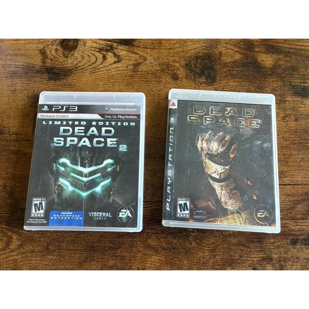 Dead Space PS3 Sony PlayStation 3 Lot: Dead Space 1 & Dead Space 2